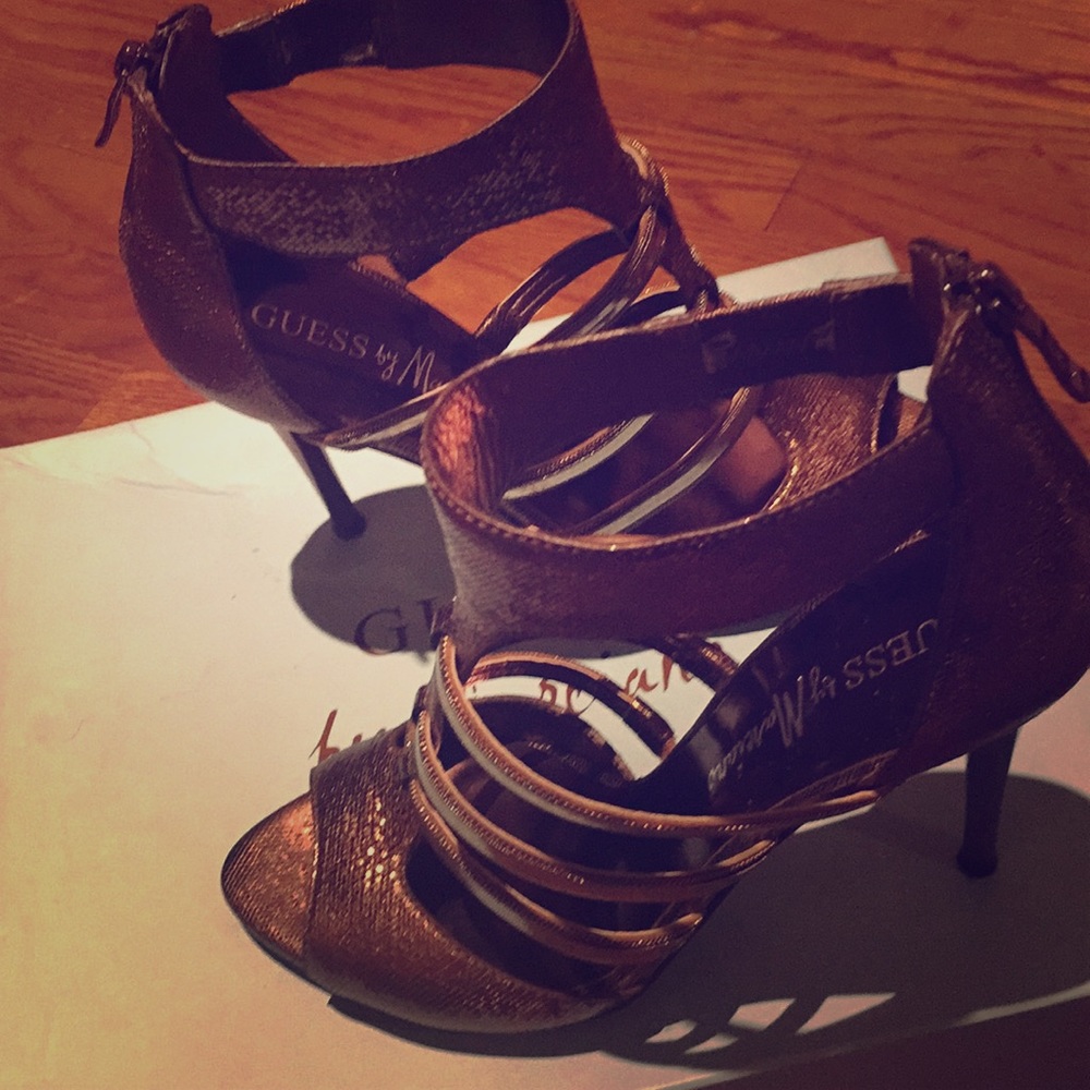 Guess by Marciano Copper cut out Heels